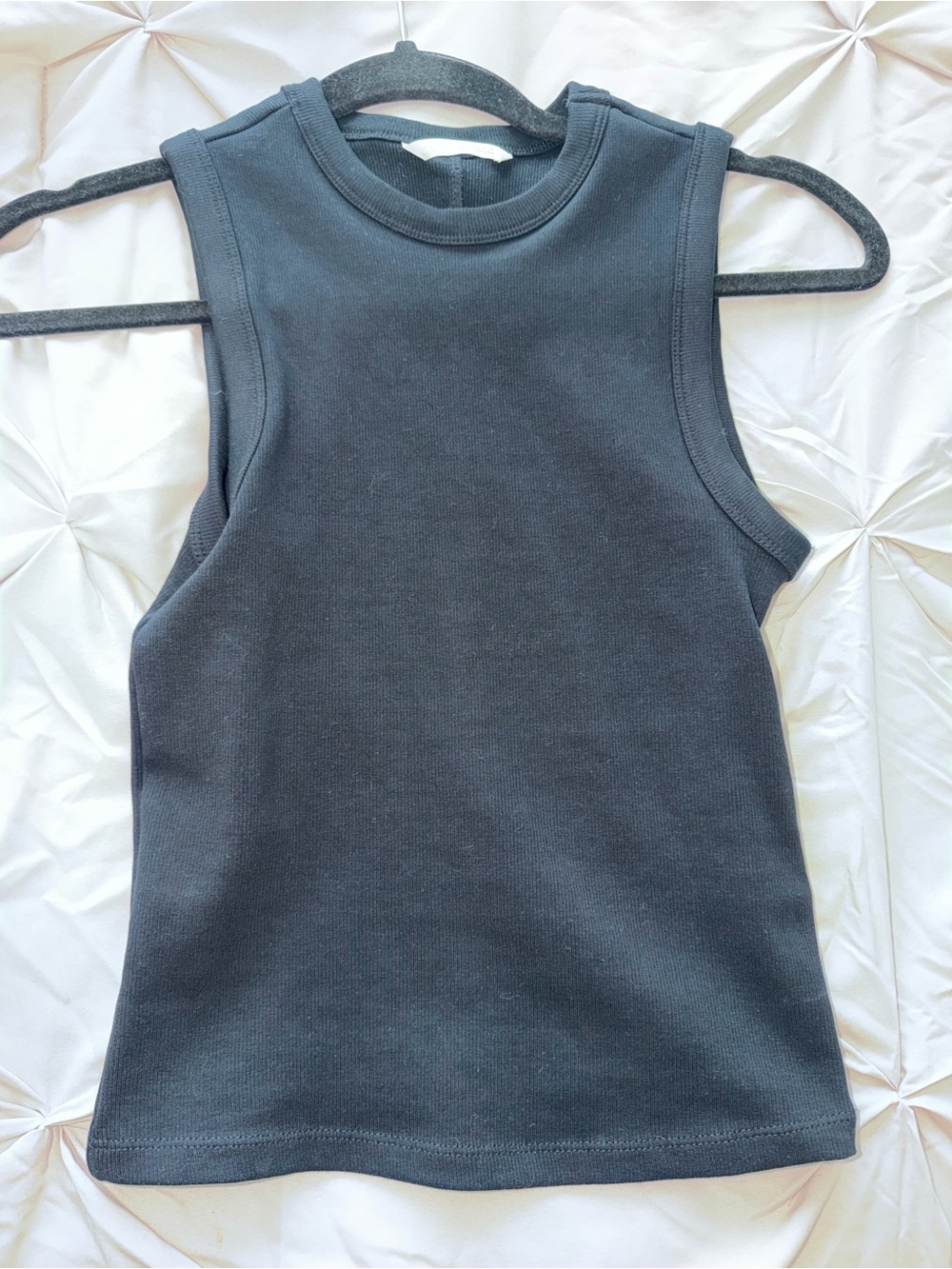 Zara Sleeveless Ribbed Tank Top